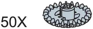 LEGO 970624-1 24-Tooth Crown Gears — 50 pieces, Service Packs theme