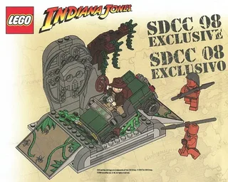LEGO COMCON002-1 Indiana Jones Brickmaster Pack — 116 pieces, Indiana Jones theme