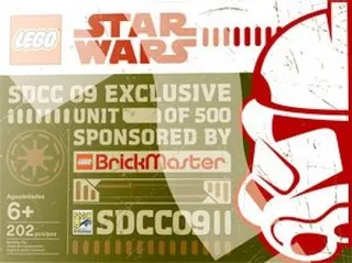 LEGO COMCON010-1 Mini Republic Dropship & AT-TE Brickmaster SDCC 09 Exclusive — 108 pieces, Star Wars theme