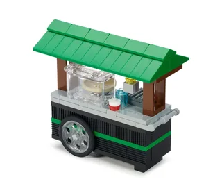 LEGO COWS1-1 Singapore: Food Cart — 114 pieces, LEGO Brand Store theme