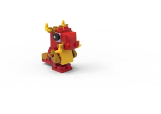 LEGO DRAGON-1 Dragon — 38 pieces, released 2023