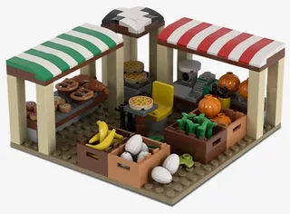 LEGO EG00004-1 Market Magic — 180 pieces, LEGO Ideas and CUUSOO theme