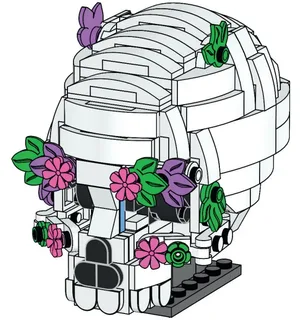 LEGO EG00029-1 Sugar Skull — 200 pieces, Seasonal theme