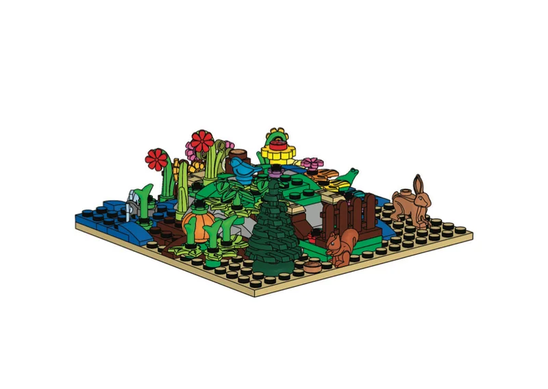 LEGO EG00119-1 Botanical Minifigure Stand — 158 pieces, Other theme