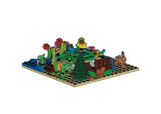 LEGO EG00119-1 Botanical Minifigure Stand — 158 pieces, Other theme