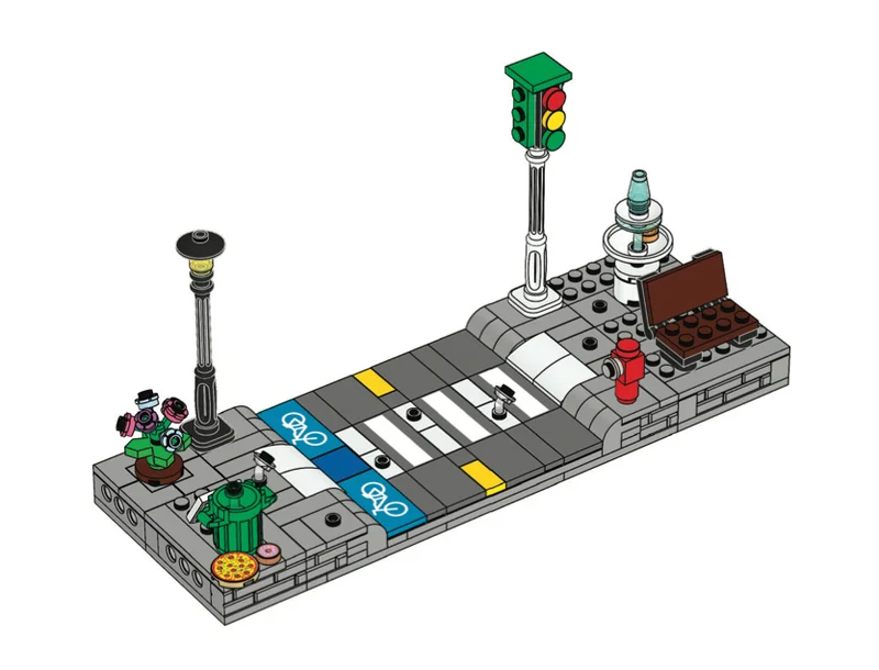 LEGO EG00120-1 Minifigure Crossing Stand — 200 pieces, Other theme