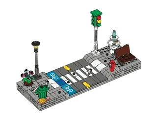 LEGO EG00120-1 Minifigure Crossing Stand — 200 pieces, Other theme
