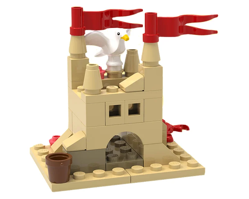 LEGO EG00128-1 5x Sandcastle — 196 pieces, Other theme