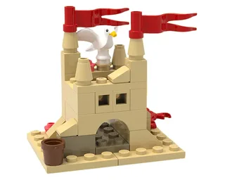 LEGO EG00128-1 5x Sandcastle — 196 pieces, released 2024