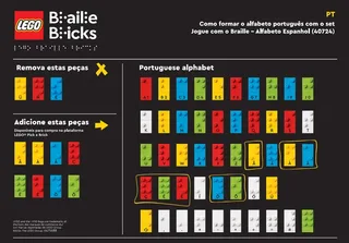 LEGO EG00140-1 Braille - Portugal/Brazil Alphabet — 32 pieces, released 2024