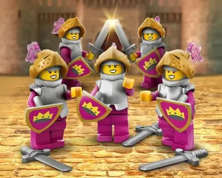 LEGO EG00165-1 5 x Magenta Knights Bundle — 45 pieces, released 2025