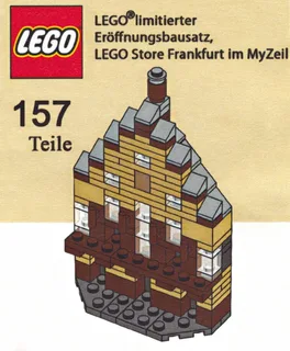 LEGO FRANKFURT-1 LEGO Store Grand Opening Exclusive Set, MyZeil, Frankfurt, Germany — 157 pieces, LEGO Brand Store theme