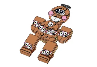 LEGO GINGERORNAMENT-1 Gingerbread Man Ornament — 72 pieces, released 2020
