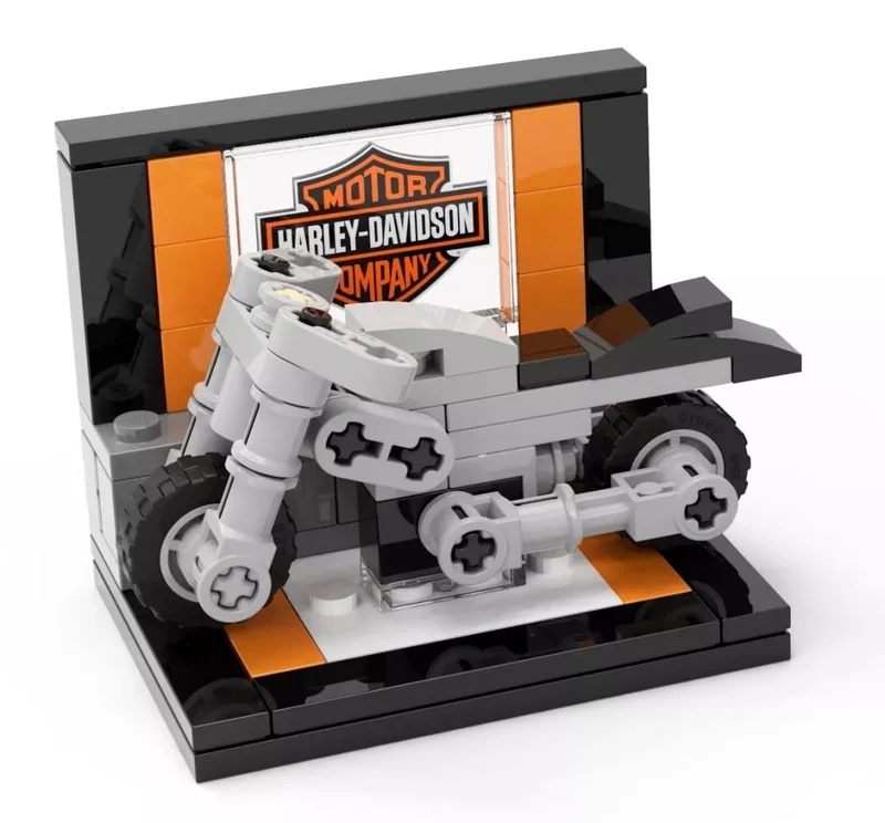 Harley-Davidson Mini Motorcycle - LEGO Set HARLEY-1 - 2019