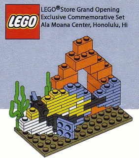 LEGO HONOLULU-1 LEGO Store Grand Opening Exclusive Set, Ala Moana Center, Honolulu, HI — 85 pieces, LEGO Brand Store theme