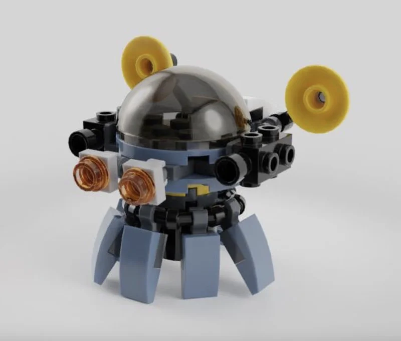 Flying Jelly Sub - LEGO Set JELLYFISH-1 - 2018