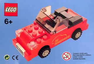 LEGO LL-D2007 Roadster (Legoland Deutschland) — 65 pieces, Legoland Parks theme