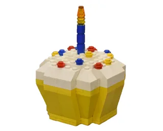 LEGO LLCA51-1 Legoland California 10th Birthday Cupcake Box (LLCA Ambassador Pass Exclusive) — 92 pieces, Legoland Parks theme