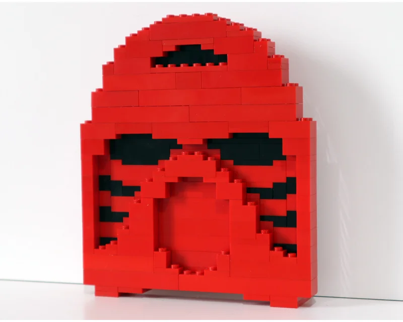 Hau Mask - Red Brick - LEGO Set LLCABR3-1 - 2001