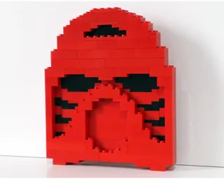 LEGO LLCABR3-1 Hau Mask - Red Brick — 168 pieces, released 2001