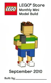 LEGO MMMB028-1 Boy with Backpack — 41 pieces, LEGO Brand Store theme