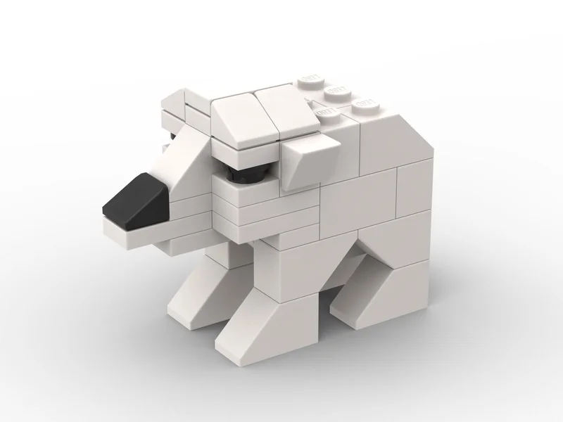 Polar Bear - LEGO Set MMMB033-1 - 2011