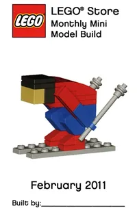 LEGO MMMB034-1 Skier — 43 pieces, released 2011