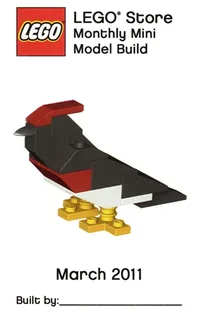 LEGO MMMB035-1 Bird — 31 pieces, released 2011