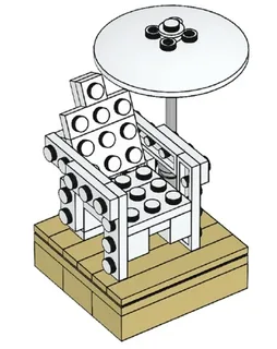 LEGO MMMB040-1 Chair — 47 pieces, released 2011