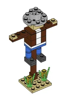 LEGO MMMB041-1 Scarecrow — 44 pieces, released 2011
