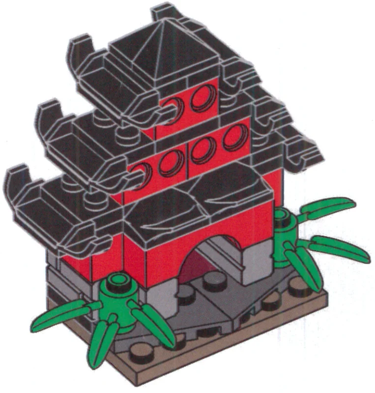 Mini Temple - LEGO Set REDTEMPLE-1 - 2017