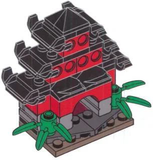LEGO REDTEMPLE-1 Mini Temple — 35 pieces, released 2017