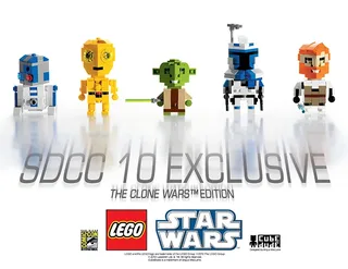 LEGO SDCC2010-1 CubeDude - The Clone Wars Edition — 416 pieces, released 2010