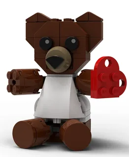 LEGO TEDDYBEAR-1 Teddy Bear — 67 pieces, released 2020