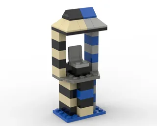 LEGO TRU01-1 Harry Potter Quidditch Tower (TRU Event Exclusive) — 38 pieces, Harry Potter theme