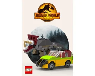 LEGO TRUJEEP-1 Jeep — 48 pieces, Jurassic World theme