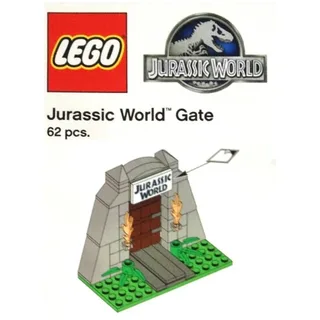 LEGO TRUJWGATE-1 Jurassic World Gate — 63 pieces, released 2015