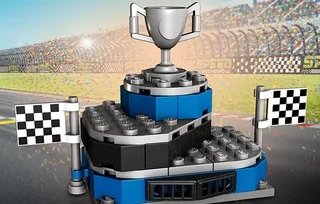 LEGO TRUPODIUM-1 Winner's Podium — 40 pieces, Speed Champions theme