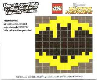LEGO TRUSHIELD-1 Batman Shield — 257 pieces, Super Heroes DC theme