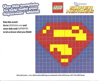 LEGO TRUSHIELD-2 Superman Shield — 257 pieces, Super Heroes DC theme