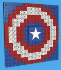 LEGO TRUSHIELD-3 Captain America's Shield — 259 pieces, Super Heroes Marvel theme
