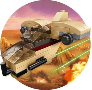 LEGO TRUWOOKIE-1 Wookie Gunship — 41 pieces, released 2015