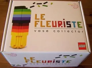 LEGO lfv1-1 Le Fleuriste Collector Vase - Rapid Flore Pop Color — 352 pieces, released 2010