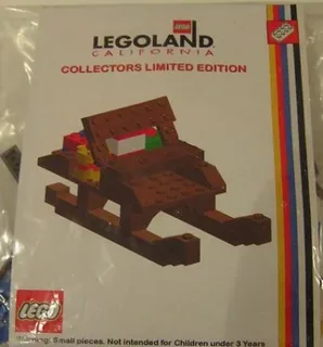 LEGO llca22-1 Santa's Sleigh (Legoland California) — 76 pieces, released 2005
