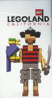 LEGO llca27-1 Legoland Pirate with Parrot (Legoland California) — 70 pieces, Legoland Parks theme