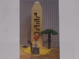 LEGO llca35-1 Obelisk (LLCA Ambassador Pass Exclusive) — 100 pieces, Legoland Parks theme
